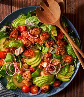 Warm Honey Mustard Chicken Salad