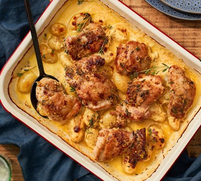 Creamy Mustard Baked Chicken