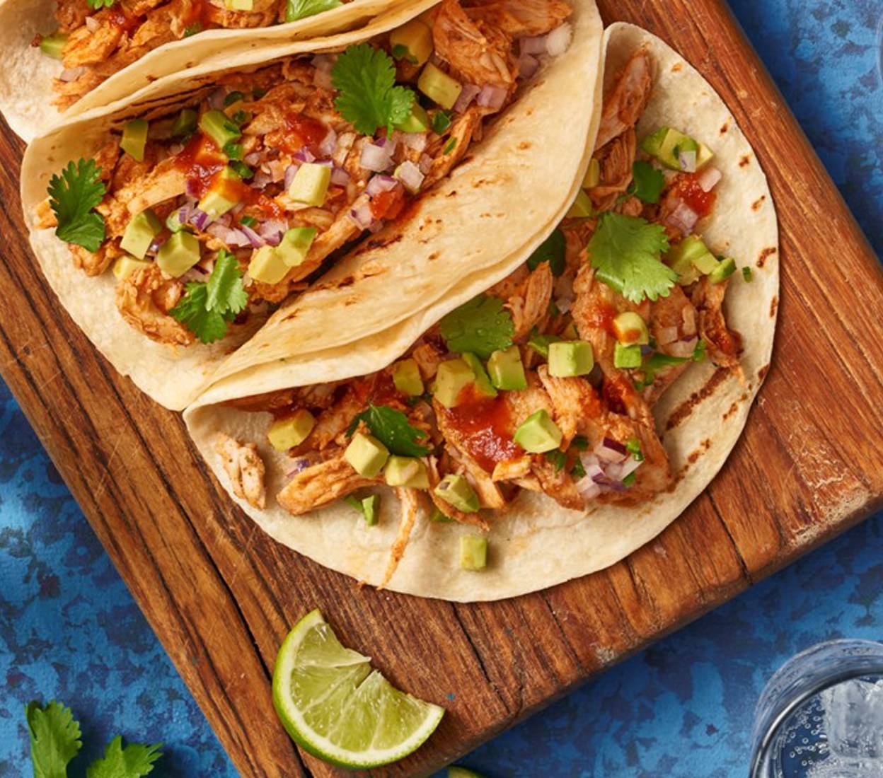 Shredded Chicken Tacos