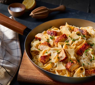 Creamy Chicken Fettuccine 